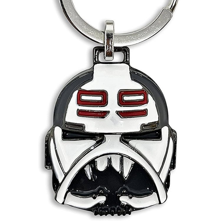 Cusotm Metal Silver Star Wars Millennium Falcon Brelok Bad Partia Hunter Helmet Key Ring