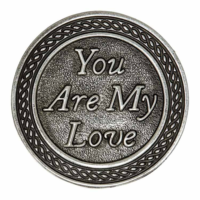 Niestandardowe słowa romans para kolekcja prezenty artystyczne pamiątkowa moneta