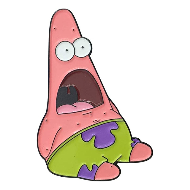Niestandardowa kolekcjonerska emaliowana przypinka SpongeBob Kanciastoporty
