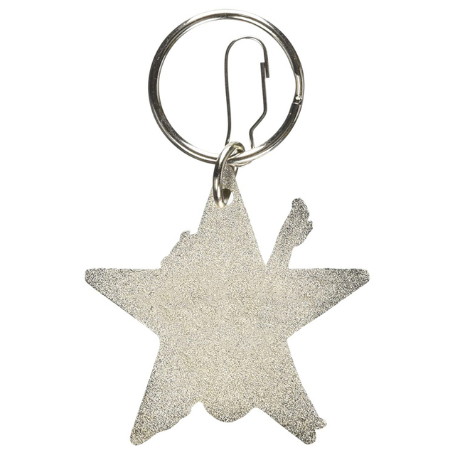 Niestandardowy emaliowany breloczek Betty Boop Star w kolorze czerwonym i czarnym