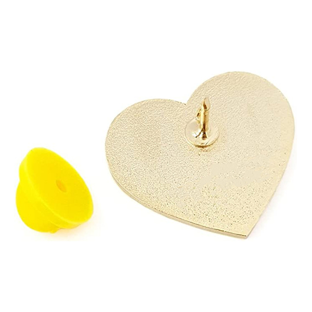 Niestandardowy różowy czerwony brokat walentynki emaliowana przypinka do klapy serca