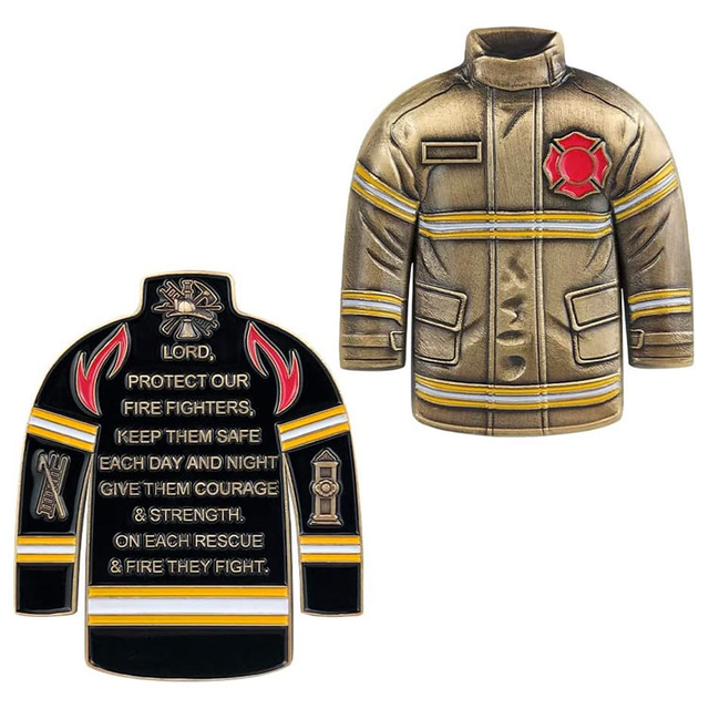 Niestandardowa moneta wyzwania „Załóż całą zbroję Boga”.