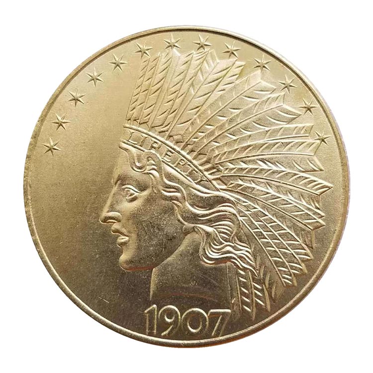 Niestandardowa moneta Morgan Indian Head Stare dolary